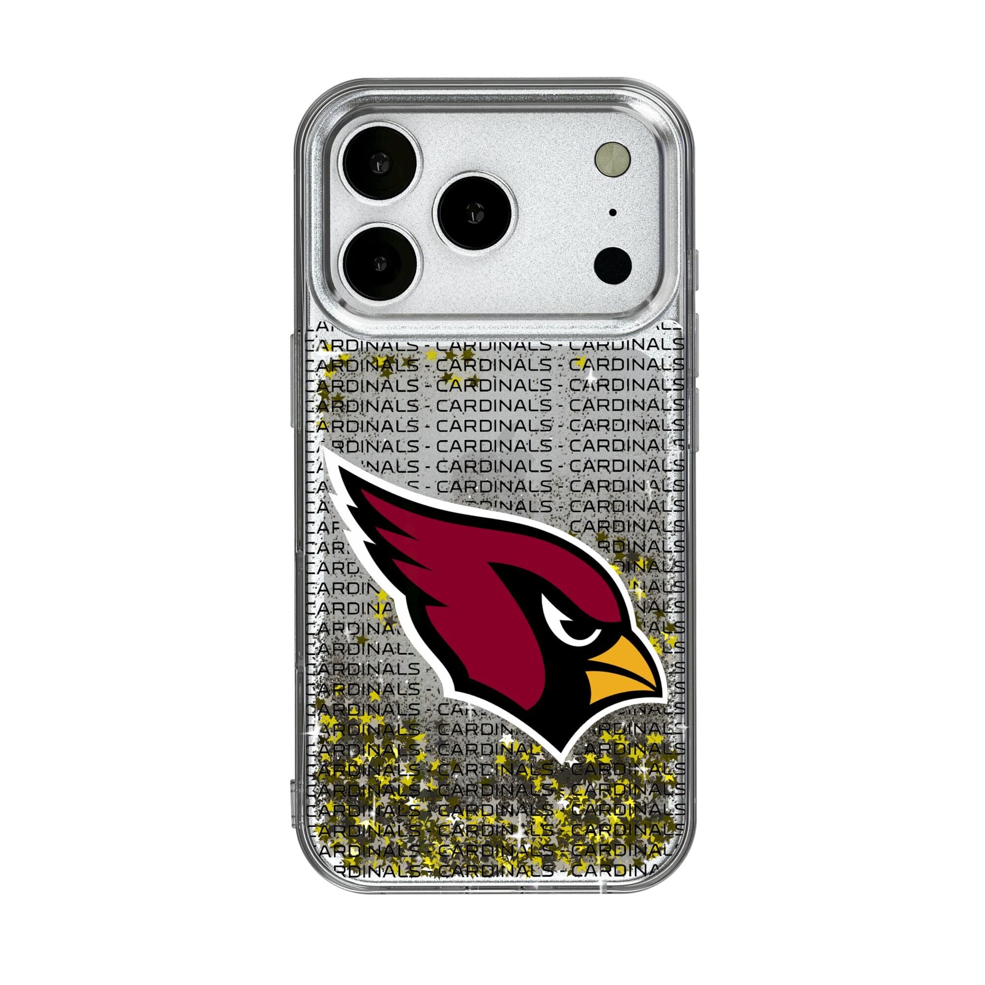 Keyscaper - NFL - Arizona Cardinals iPhone Text Backdrop Design Glitter Case - 17 Pro - Multicolor price history on PriceWatchPro