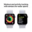 Workout and activity tracking with sensors for water sports. 10:09 10:09 80 19:39.05 ACTIVE 152 CAL TOTAL 182 CAL 37 LAPS 925YD