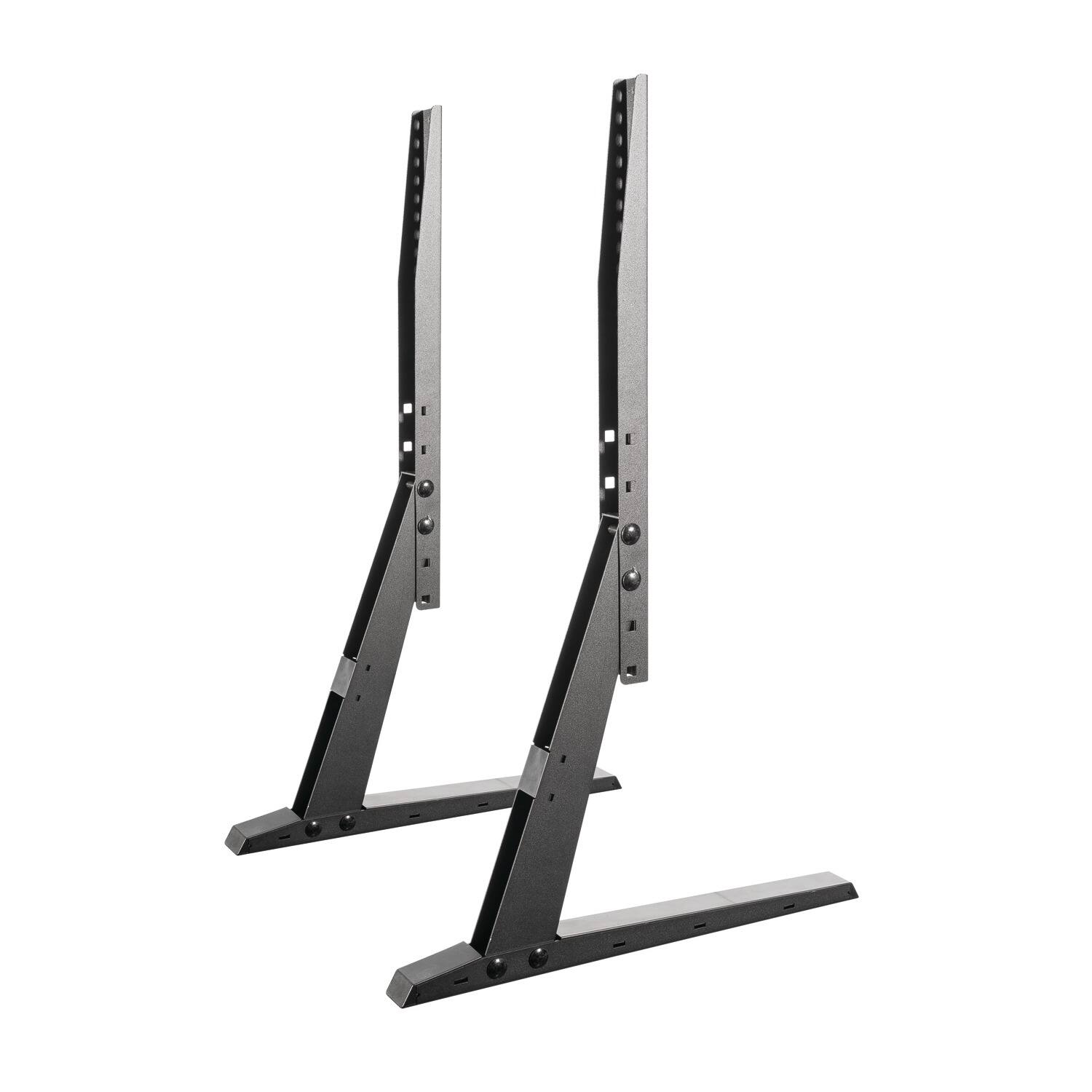 Left. Stanley - Stanley Ttl-6485a Diy 32-in. To 70-in. Tabletop Tv Mount, Ttl-6485a - Black.