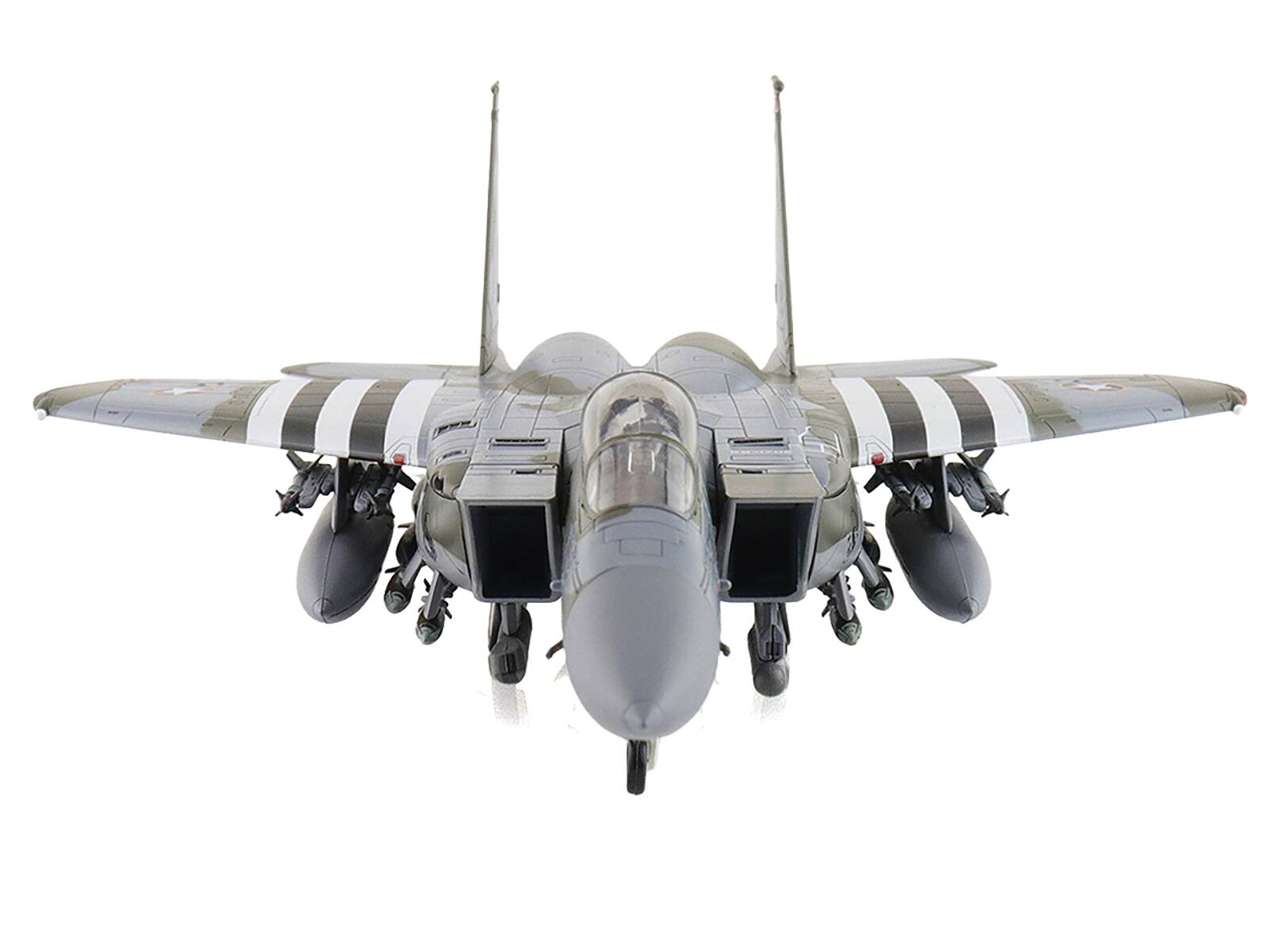Left. Hobby Master - Boeing F-15E Strike Eagle 88-1702 Spirit of Goldsboro 334th FS 4th FW 2024 United States Air Force Air Power 1/72 - Grey, Green.