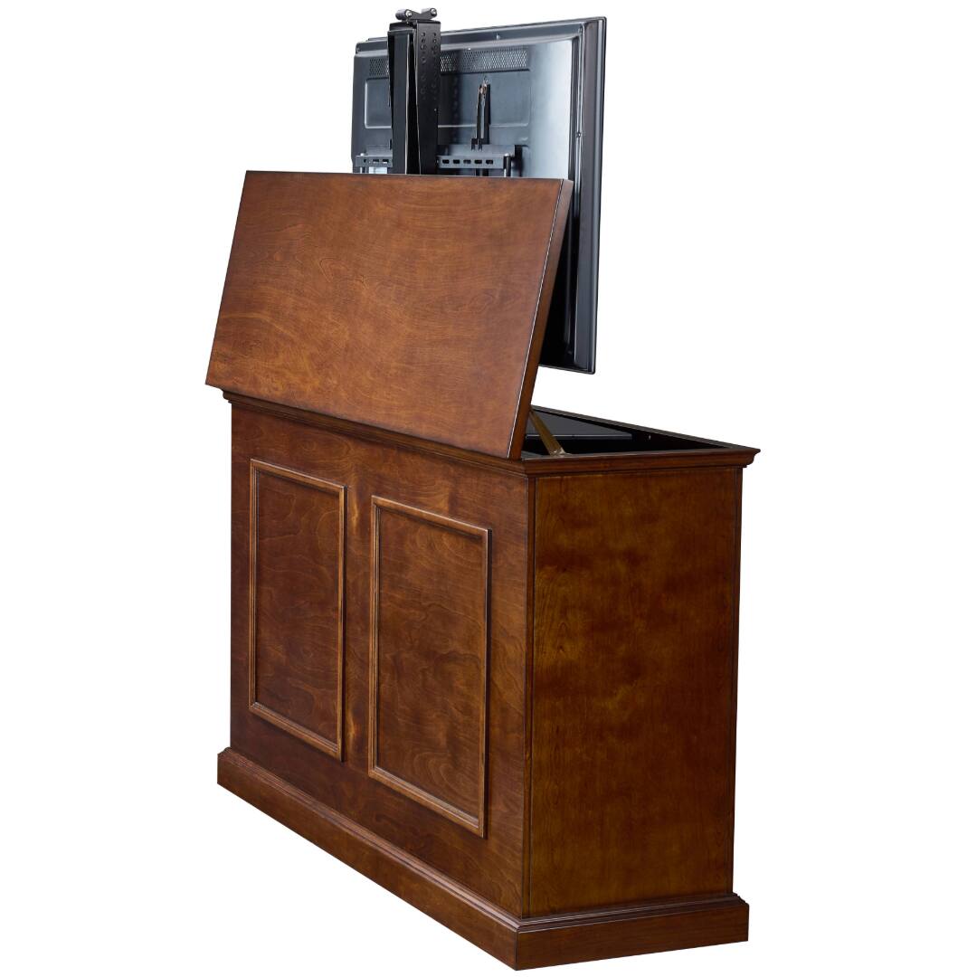 Alt View 4. Touchstone Home Products - The Grand Elevate by Touchstone - Smart Motorized TV Lift Cabinet for Flat Screen TVs up to 65 Inches - Espresso.
