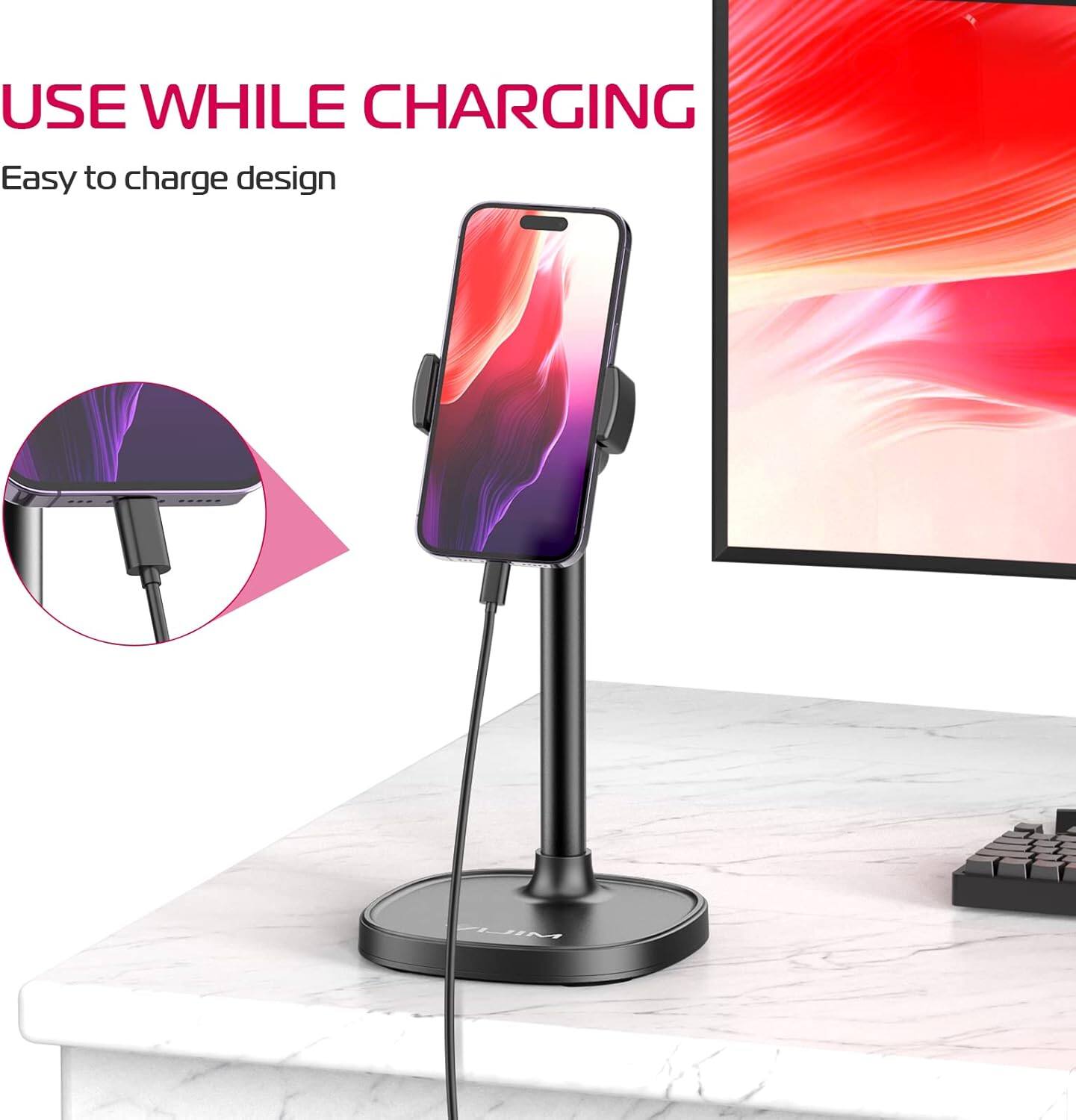 USE WHILE CHARGING  
Easy to charge design