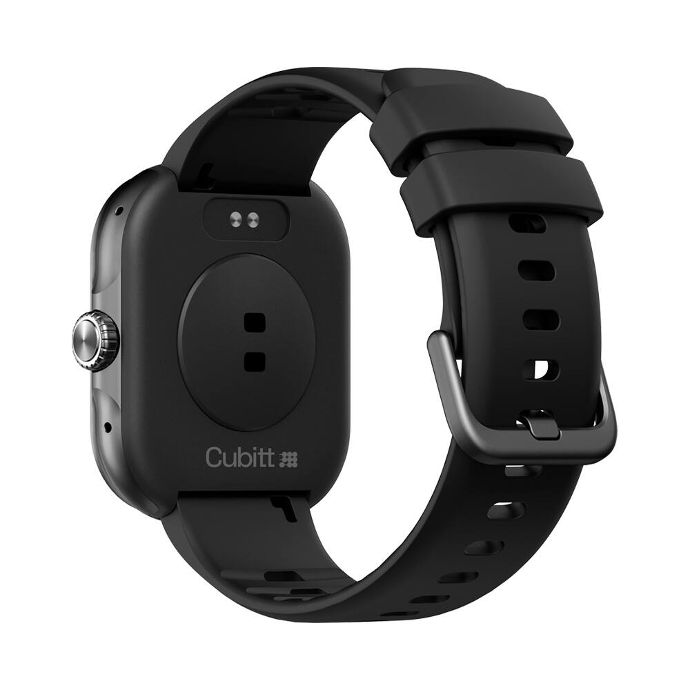 Left. Cubitt - Cubitt VIVA Smartwatch/Fitness Tracker with 1.84" Touch AMOLED Screen - Black.