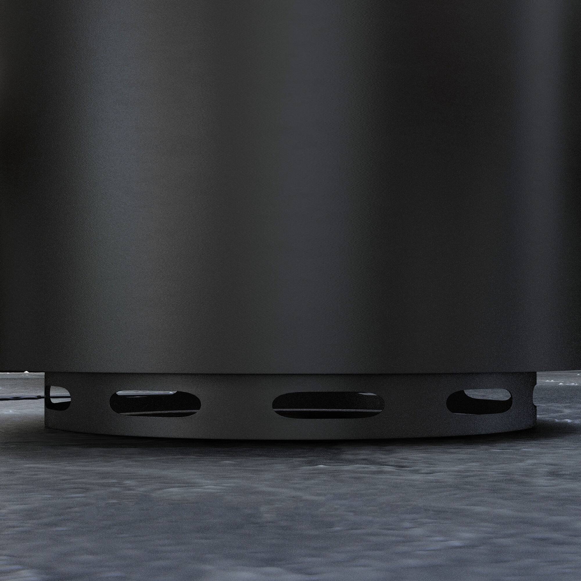 Alt View 5. Outsunny - Outsunny Smokeless Fire Pit, 19" Portable Wood Burning Firepit with Poker - Black.