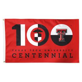 WinCraft - Texas Tech Red Raiders 3'' x 5'' Centennial Single-Sided Deluxe Flag - Multicolor