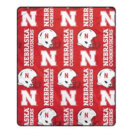 Pegasus - Nebraska Huskers 50" x 60" Homefield Stacked Logos Ultra Soft Blanket - Multicolor