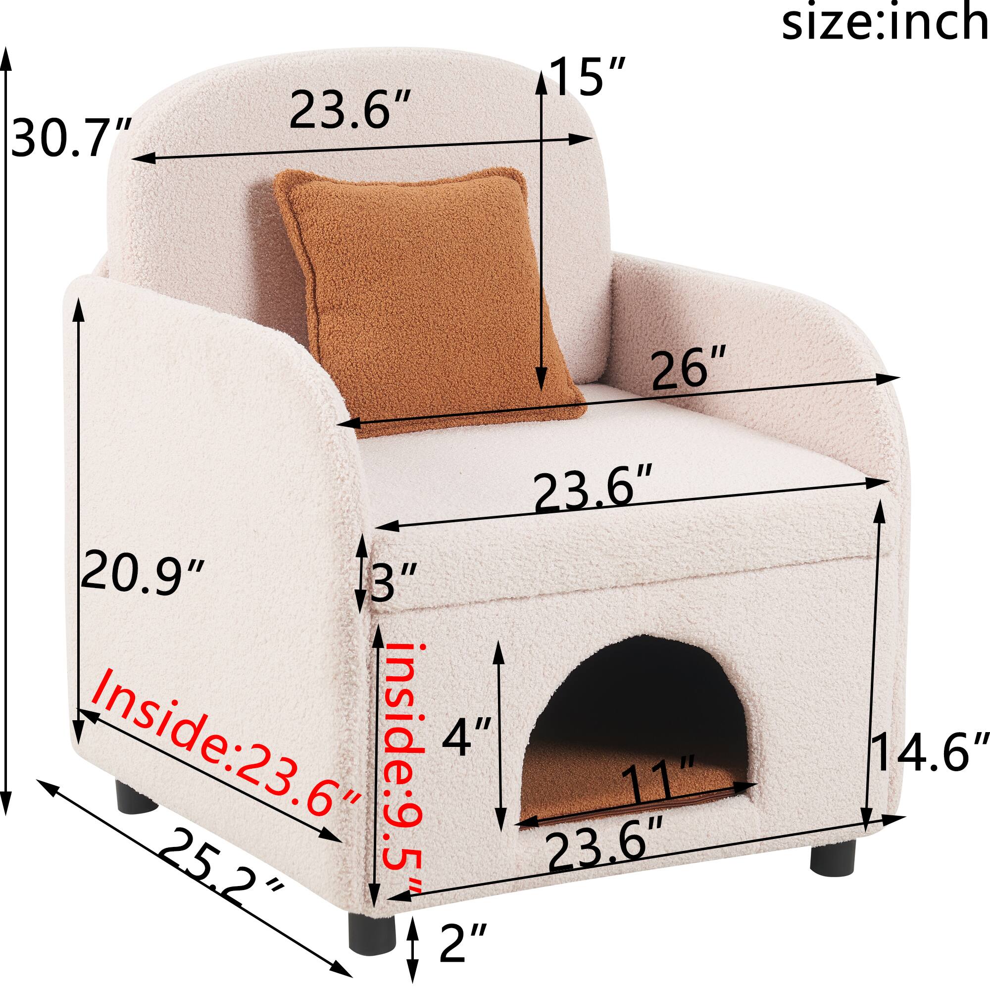 - Height: 30.7"
- Width: 23.6"
- Depth: 26"
- Seat Height: 15"
- Armrest Height: 23.6"
- Base Width: 23.6"
- Base Depth: 20.9"
- Inside Height: 23.6"
- Inside Width: 9.5"
- Inside Depth: 11"
- Inside Height (second level): 23.6"
- Inside Width (second level): 9.5"
- Inside Depth (second level): 11"
- Overall Height: 25.2"
- Overall Width: 23.6"
- Overall Depth: 14.6"