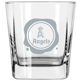 Logo Brands - Los Angeles Angels 14oz. Frost Stamp Old Fashioned Glass - Multicolor
