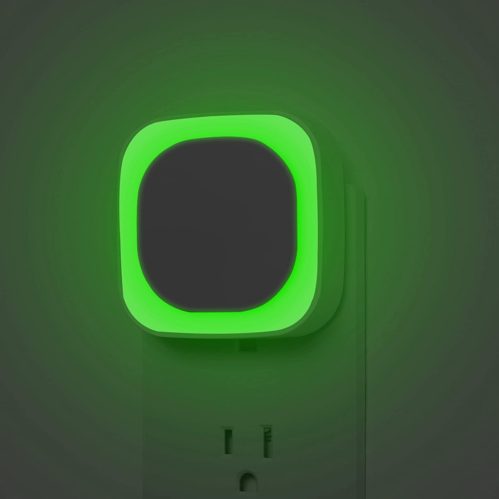 Dazzed Corner - 2 Pack Plug-In Night Light, Auto Dusk to Dawn, Soft Glow, Dimmable Diffused Light - Green price history on PriceWatchPro