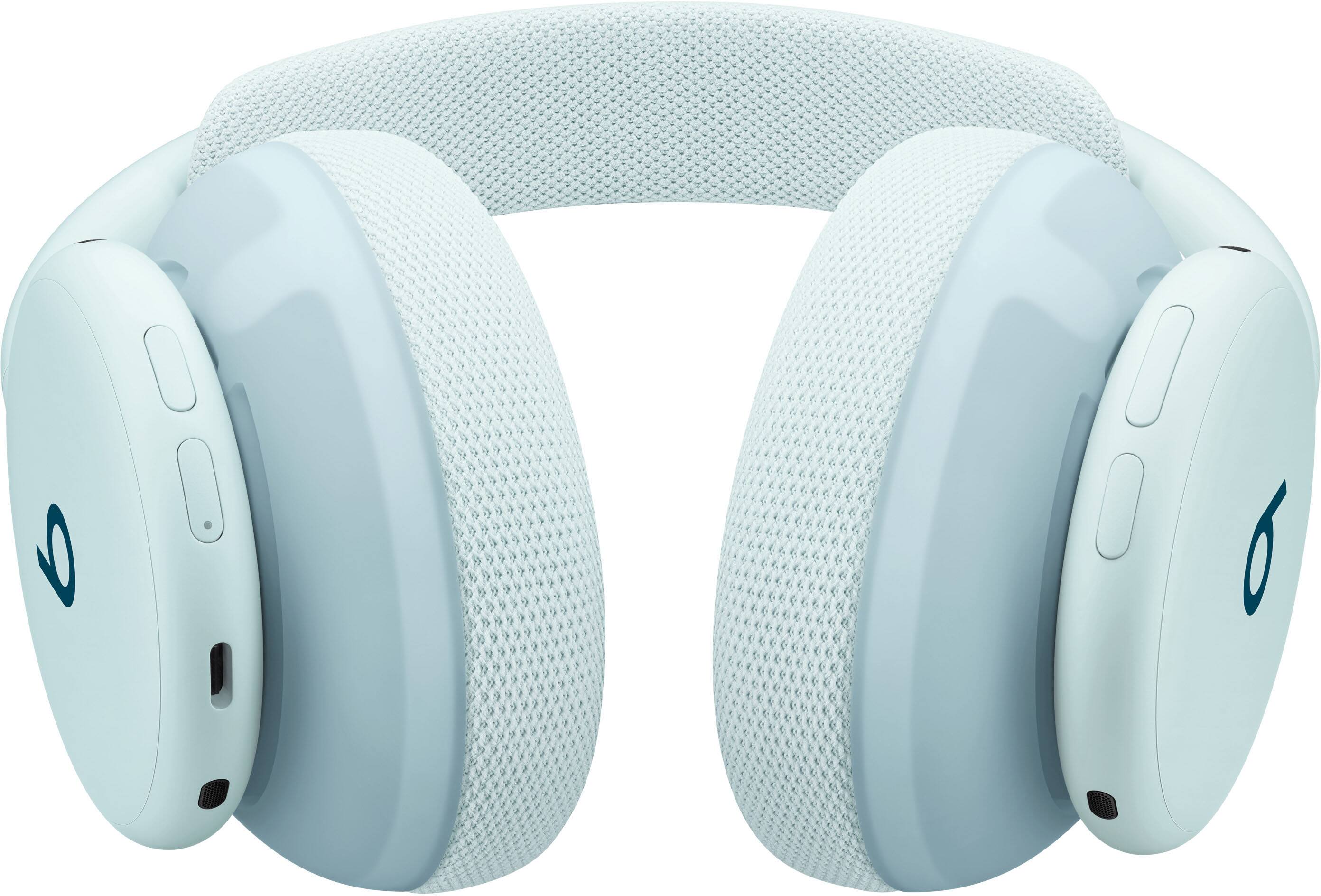 Alt View 5. Beats - Beats 360 Over-the-Ear Headphones - Sky with Sky Performance Knit Cushions - Sky.
