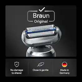 Braun - Series 7 Electric Shaver 74S Replacement Head, Compatible with 70, 71, 72, and 73 Generation Shavers - Silver