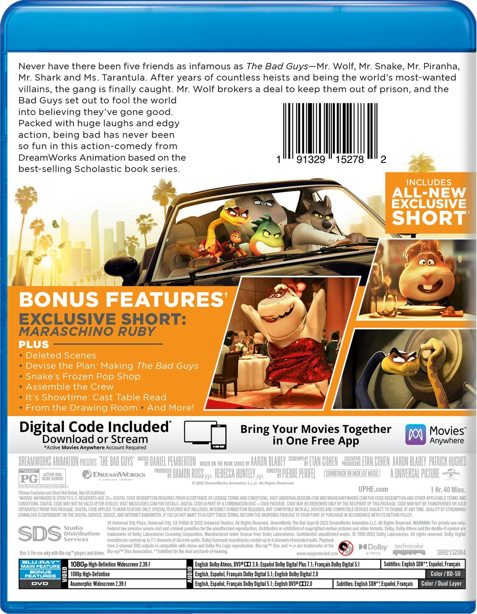 Back. The Bad Guys (with DVD) [Blu-ray].