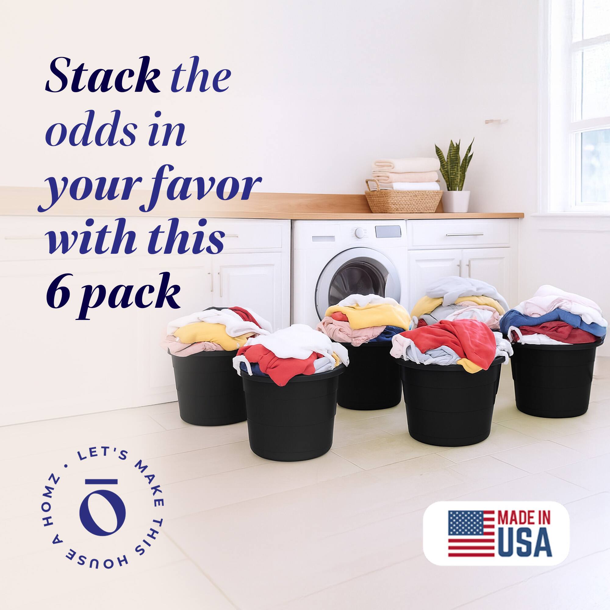 Stack the odds in your favor with this 6 pack

LET'S MAKE THIS HOUSE

MADE IN USA