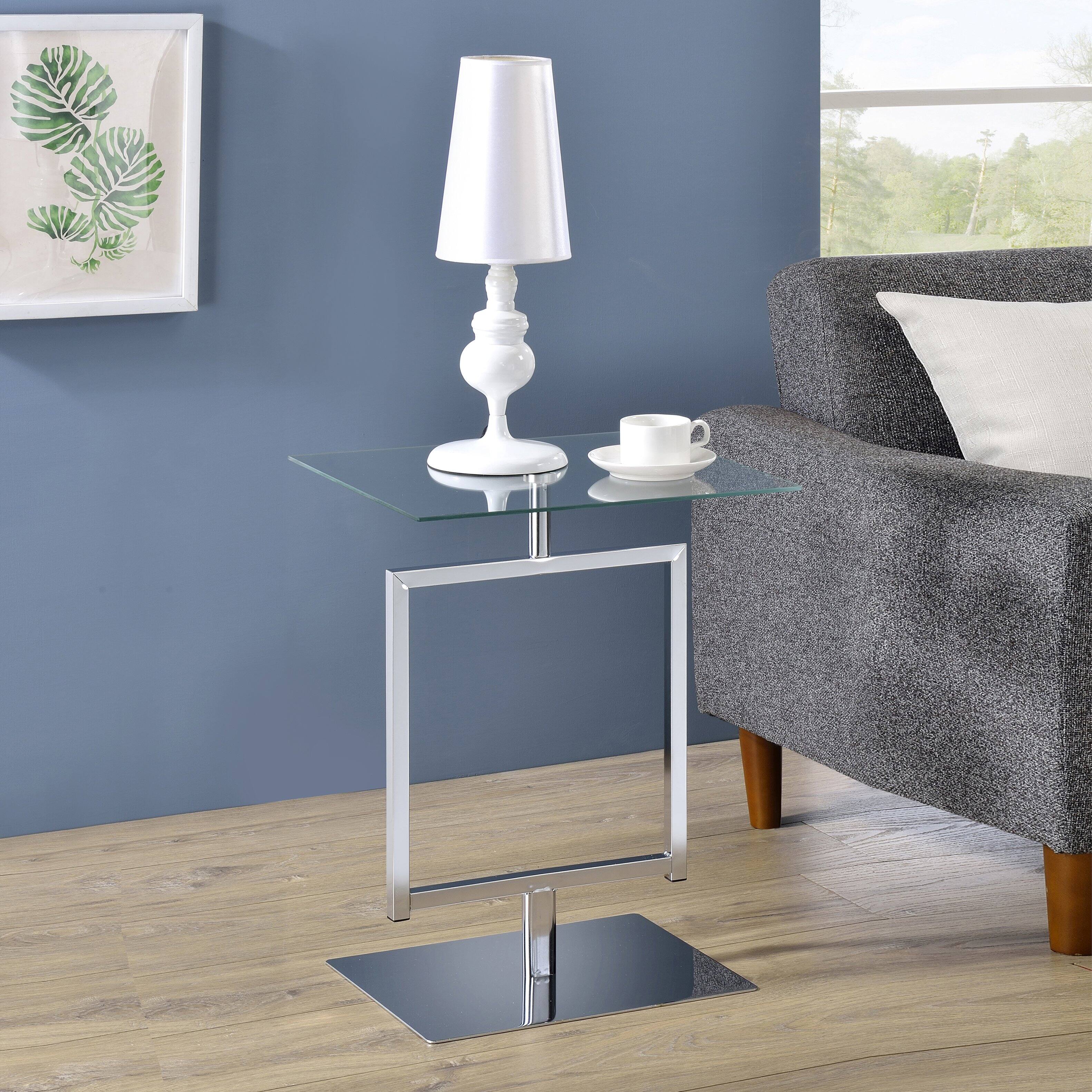 Charcoal Grey Side Table