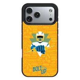 Keyscaper - NFL - Los Angeles Chargers Bump Case with 8.2ft Drop Protection - 16 Pro Max - Black