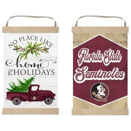 Jardine - Florida State Seminoles 12" x 20" Reversible Banner Sign - White