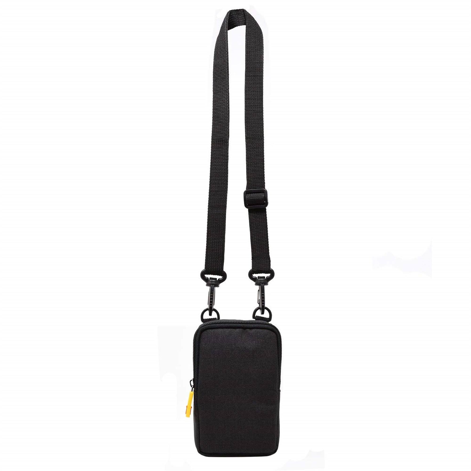 Alt View 5. Zink - Soft Camera Case – Camera & Printer Travel Case with Pocket, Zipper & Shoulder Strap - Black.