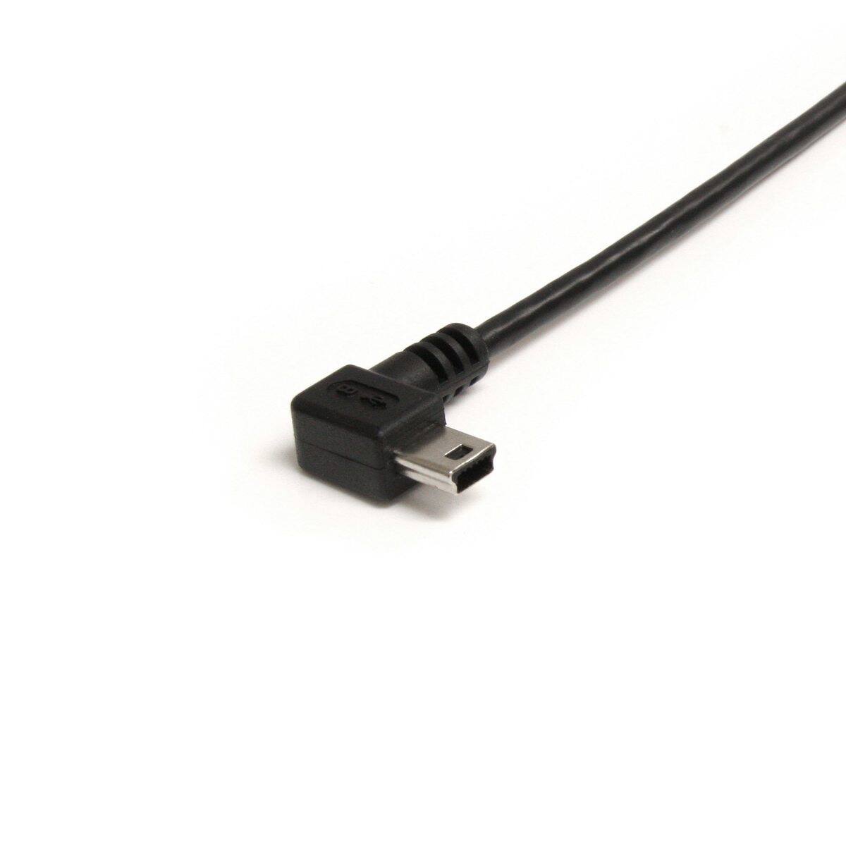 Alt View 1. StarTech.com - StarTech 6' Mini USB-A to Right Angle Mini B Cable, 28 AWG.