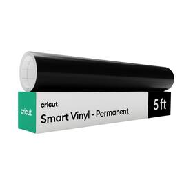Cricut - Smart Vinyl - Permanent, 13 in x 5 ft (1) - Black