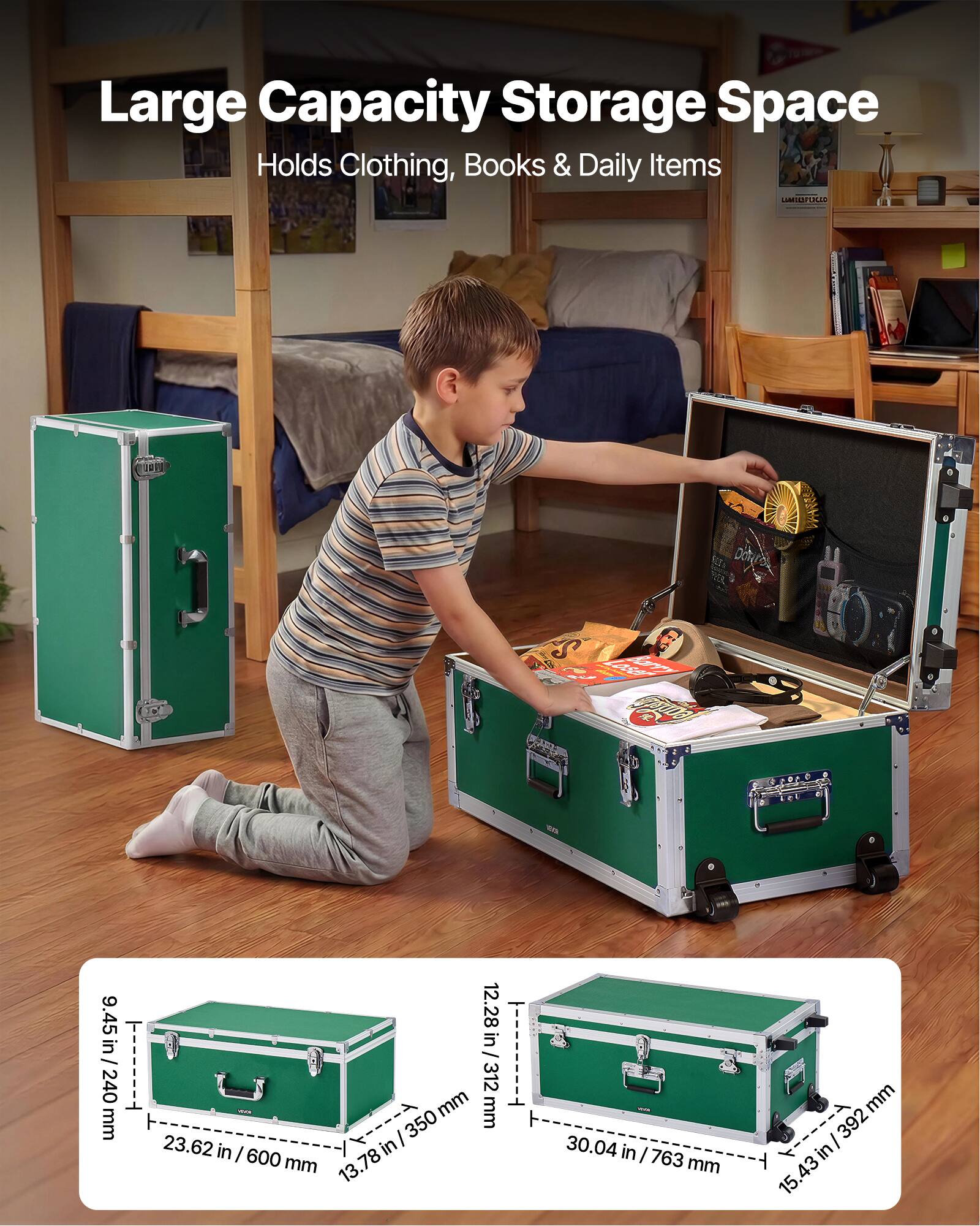 Large Capacity Storage Space  
Holds Clothing, Books & Daily Items  

LMSSPULLS 10 De DRS  

9.45 in / 240 mm  
12.28 in / 312 mm  
23.62 in / 600 mm  
13.78 in / 350 mm  
15.43 in / 392 mm  
30.04 in / 763 mm  
15.43 in / 392 mm