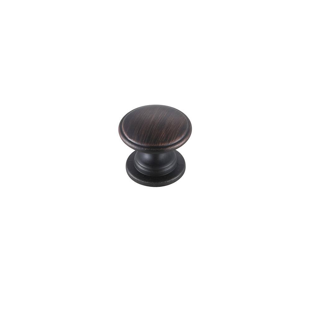 Back. Elegant Decor - Kaid 1.2" Diameter Oil-rubbed Bronze Mushroom Knob Multipack (Set of 10) - Oil-Rubbed Bronze.