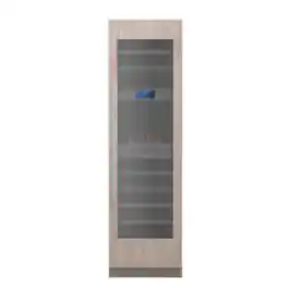 Thermador - Freedom Collection 80-Bottle 3-Zone Smart Built-in Wine Preservation Column with Vintner's Table - Custom Panel Ready