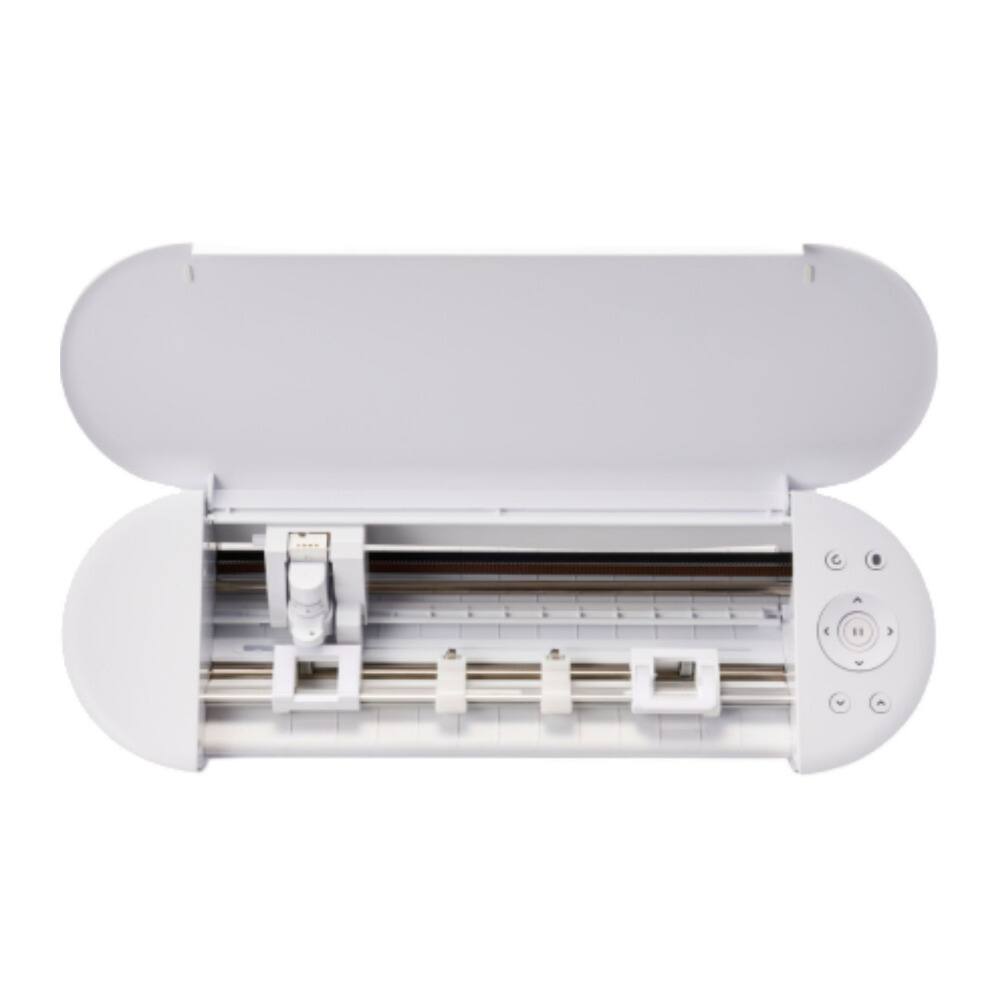 Left. Silhouette - Silhouette Portrait 4 White Cutting Machine with 8.5 Inch Cutting Width - White.