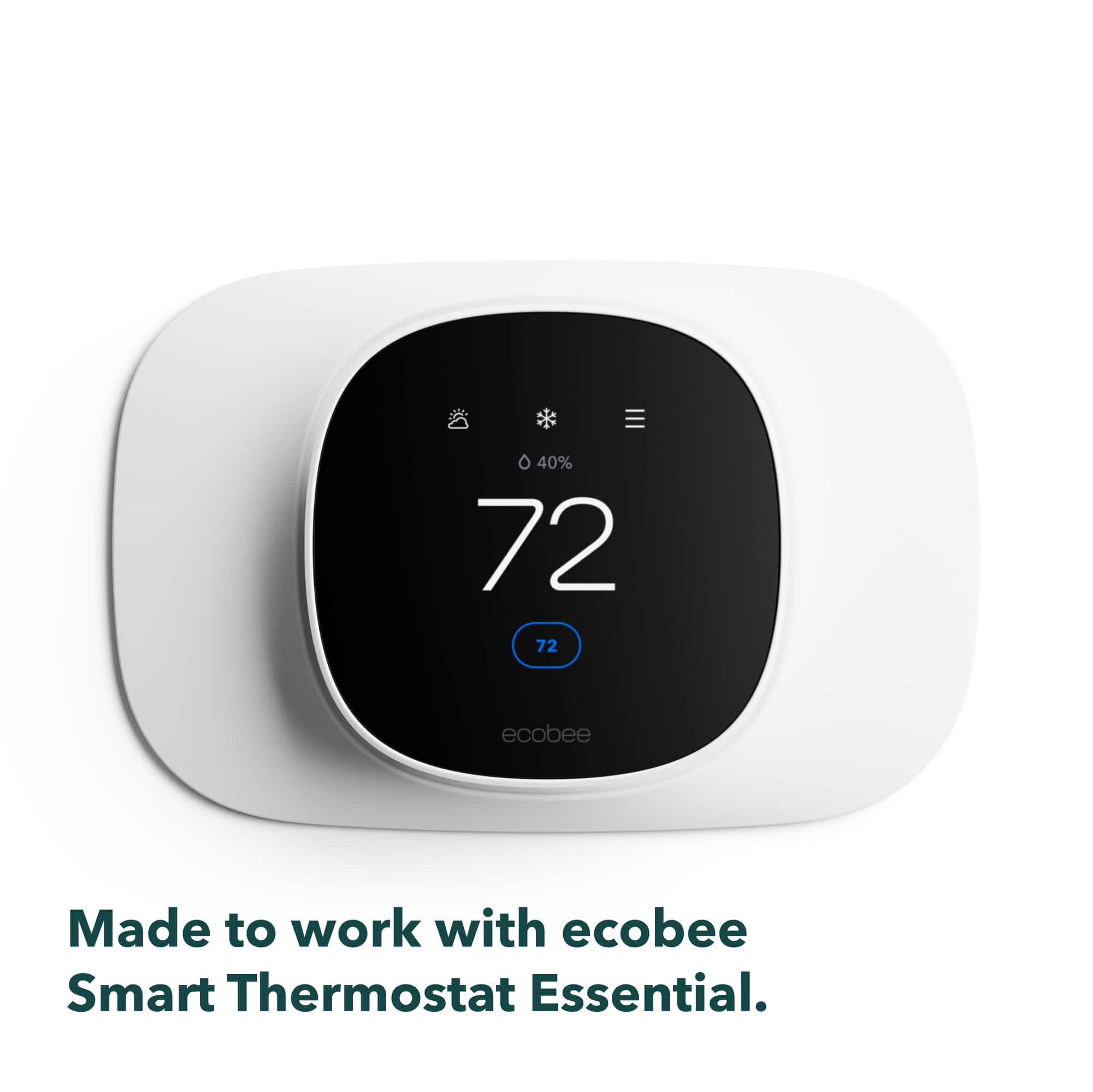 Made to work with ecobee Smart Thermostat Essential.