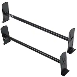 VEVOR - Van Roof Ladder Rack, 2 Bars Alloy Steel Roof Racks, 500 LBS Capacity Roof Rack, Adjustable Length 35.8"-52.4" - Black