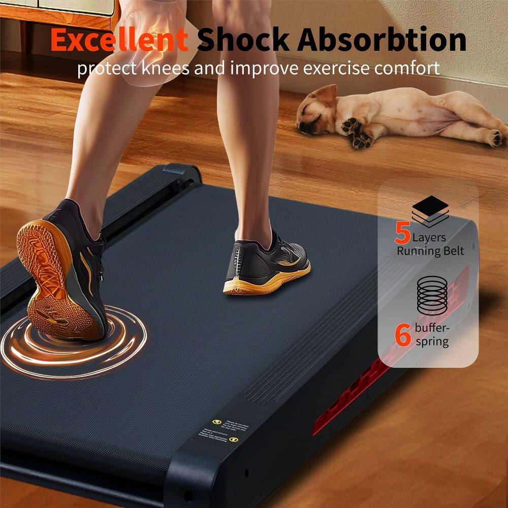 Excellent Shock Absorption protect knees and improve exercise comfort

5 Layers Running Belt

6 buffer-spring