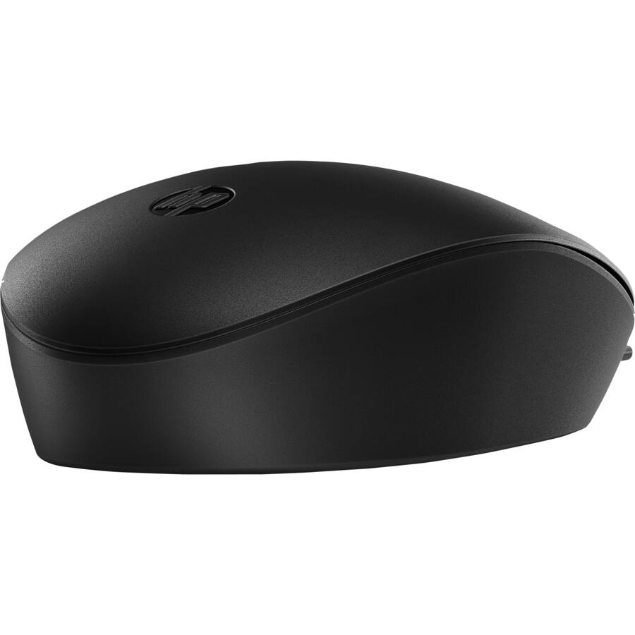 Alt View 1. HP - HP 128 Laser Wired Mouse - Optical - Cable - USB - 1200 dpi - Black.