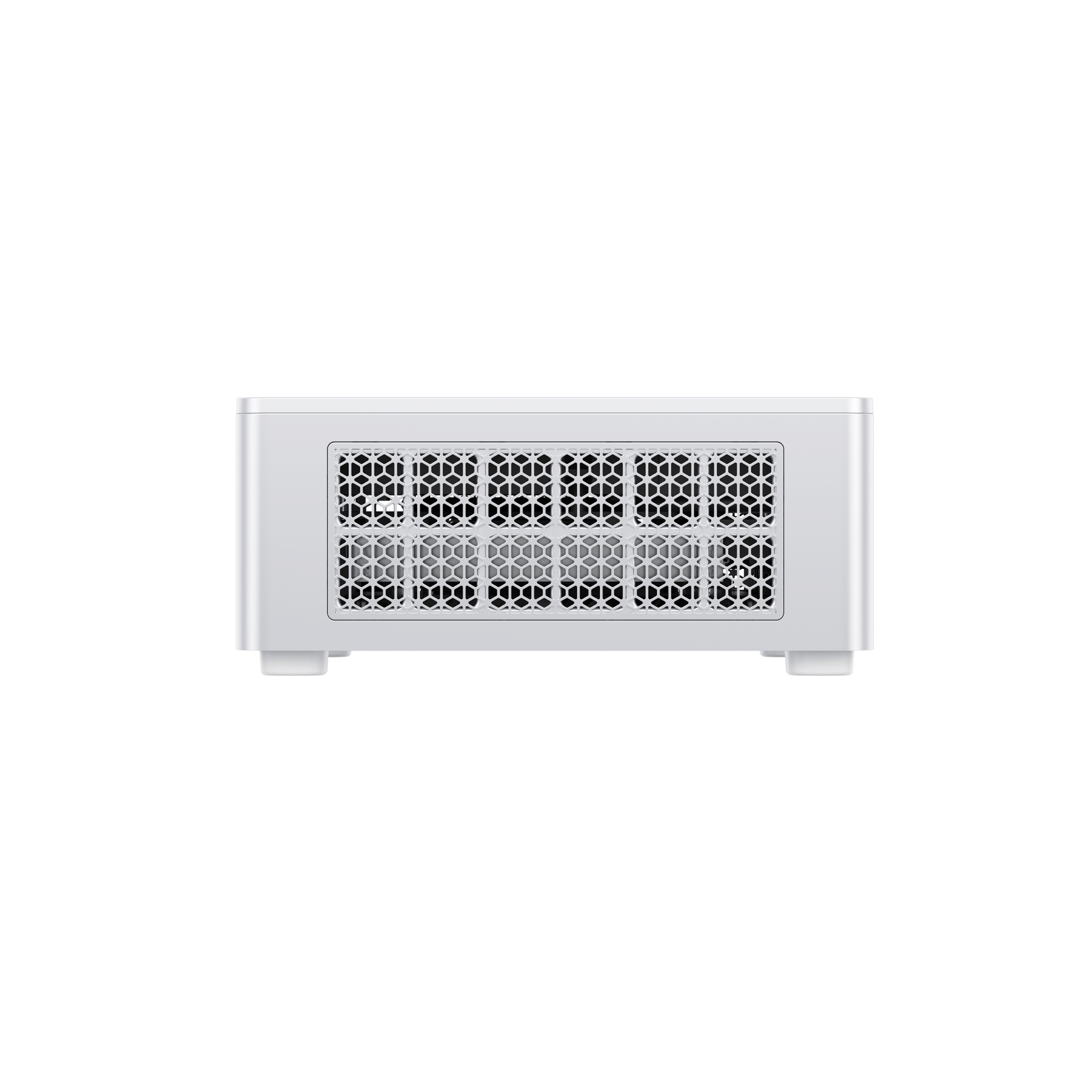 Left. Minisforum - MINISFORUM M1 Lite Mini PC, Intel Core Ultra 5 125U, Barebone, Intel Graphics - Sliver.