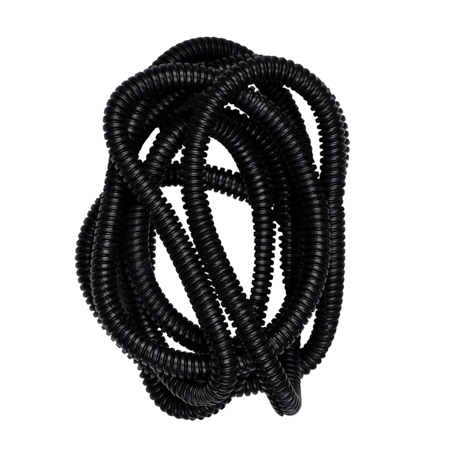 Front. Install Bay - Split Loom Tubing 100-Ft Coil, 3/8" Diameter - Black.