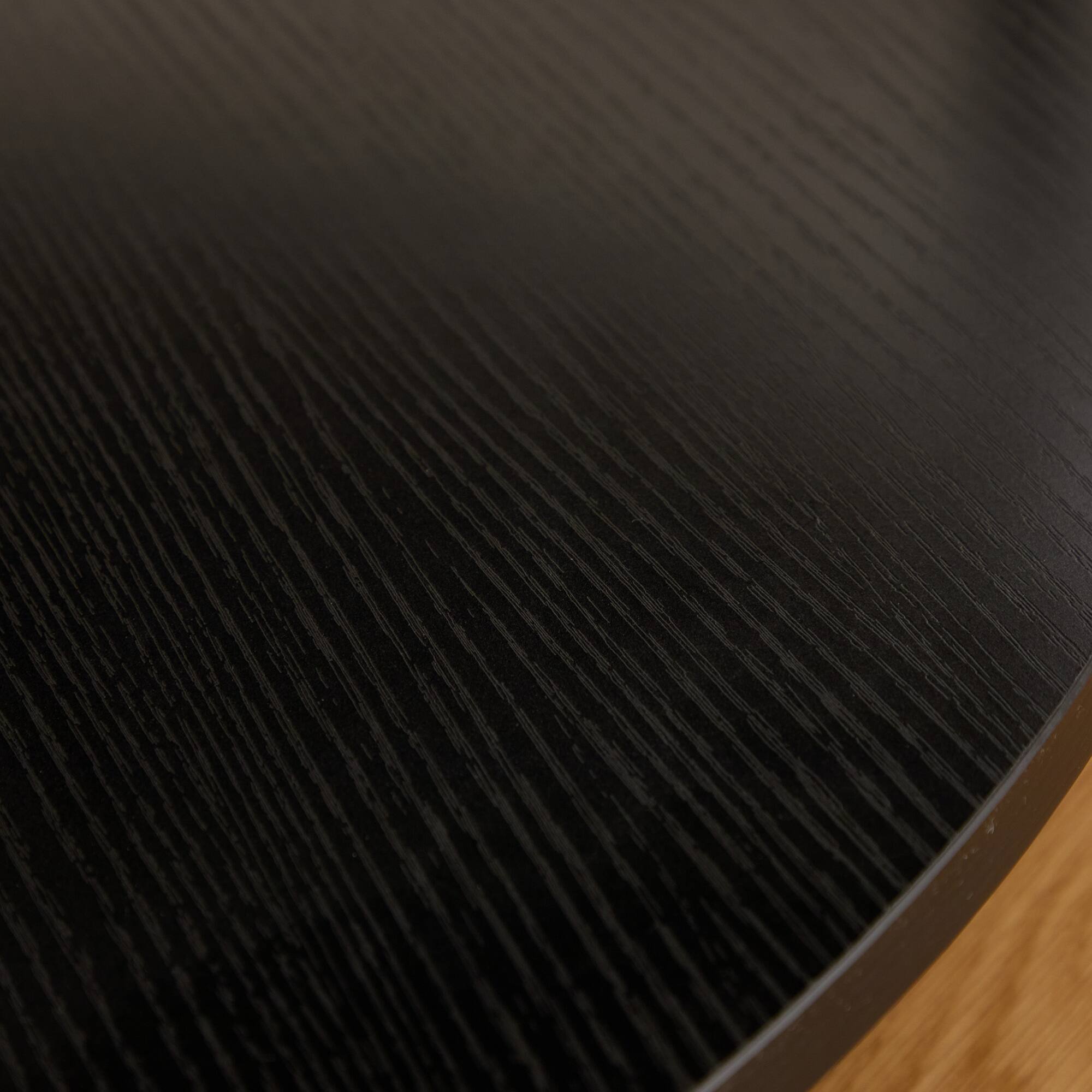 Alt View 8. GOODSILO - Upholstered Round Ottoman Coffee Table with Metal Legs and Open Storage Shelf - Beige.