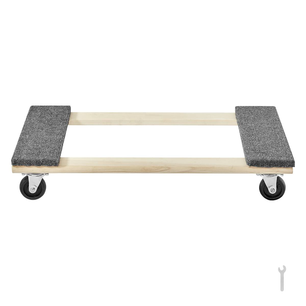 Alt View 6. Ropilly - Ropilly Heavy Duty Furniture Dolly with 1000 lb Load Capacity, 18 x 30 Inch Moving Cart for Heavy Furniture - Wood.