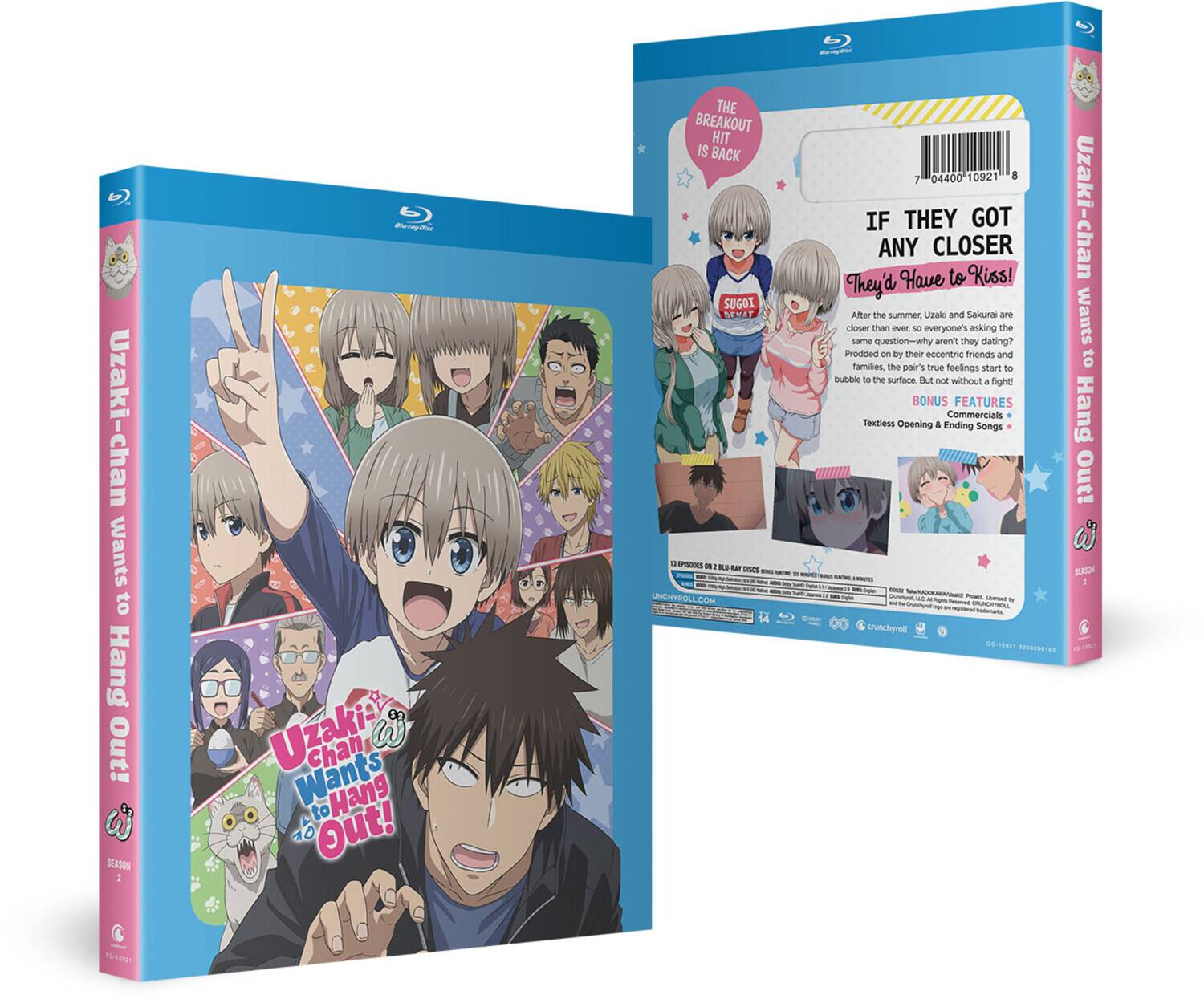 Alt View 1. Uzaki-chan Wants to Hang Out!: Season 2   - BLU-RAY.