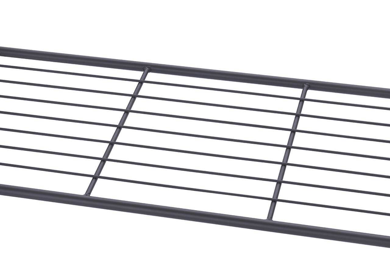 Alt View 13. TRINITY - 4-Tier Shoe Rack w/Console Top Dark Gray - Dark Gray.