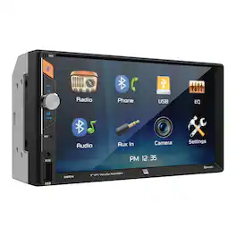 Dual - 7" Double DIN Digital Media Touchscreen Car Stereo | Bluetooth | Backup Camera Input | USB | Voice Assistant
