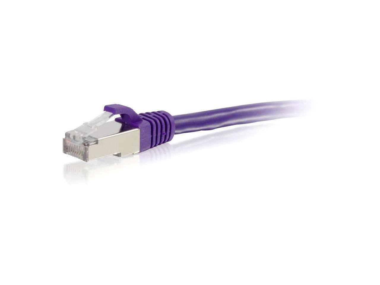 Alt View 5. Cables to Go - C2G 00903 Cat6 Cable - Snagless Shielded Ethernet Network Patch Cable, Purple (7 Feet, 2.13 Meters).