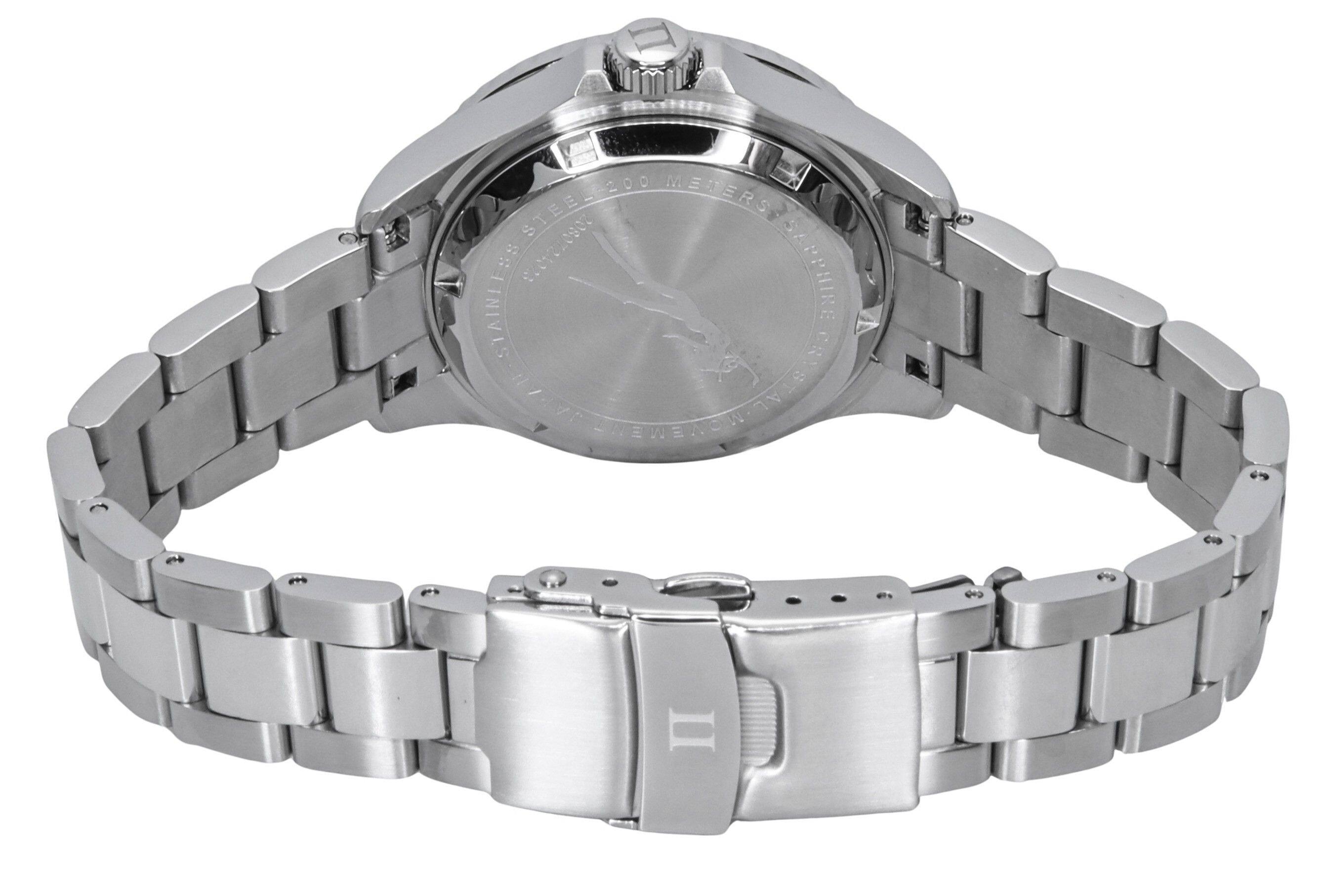 STAINLESS STEEL 200 METERS SAPPHIRE  
SWISS MADE  
H4e  
NEW ERA