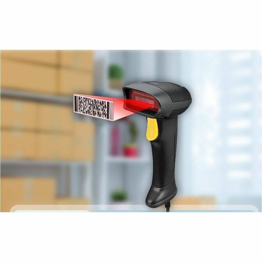 Alt View 5. Adesso - Adesso NuScan 2500 Barcode Scanner - Cable/Wireless Connectivity - 12" Scan Distance - 1D, 2D - LED - CMOS - Bluetooth - Black.