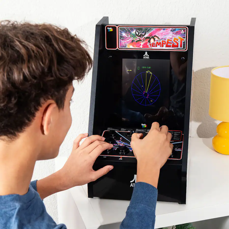 Basic Fun Tempest Atari Tempest Counter Series Arcade Game with 8 Inch Screen Windows ...
