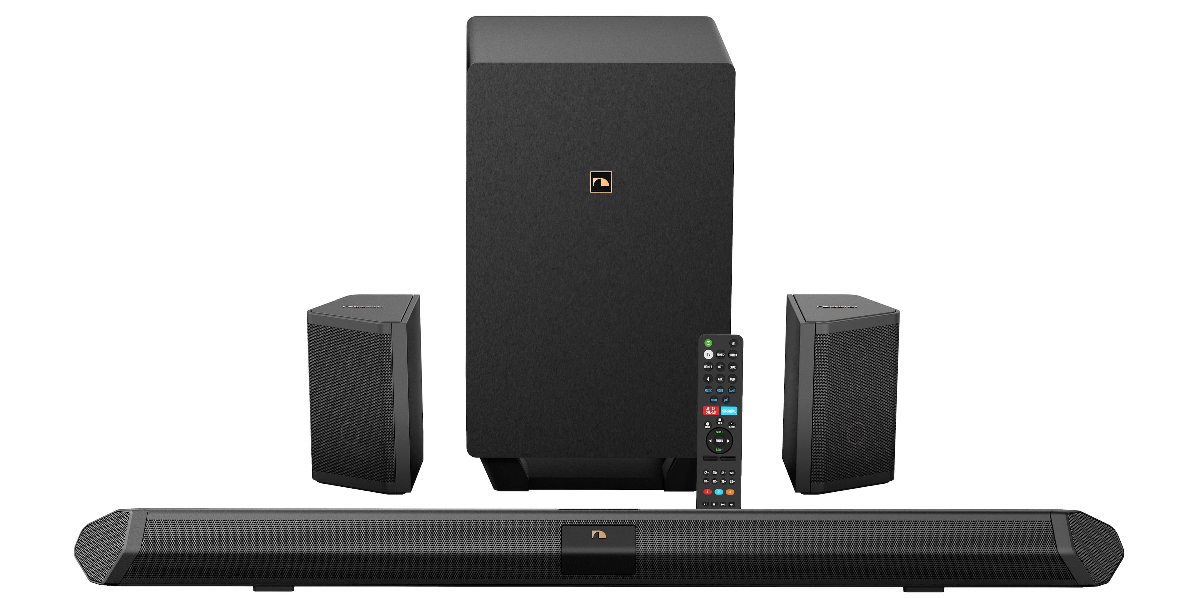 Nakamichi – Shockwafe 7.1.4Ch 850W Soundbar System with 10” Wireless Subwoofer, Dolby Atmos, eARC and SSE MAX – Black Sansujyuku sansujyuku.com