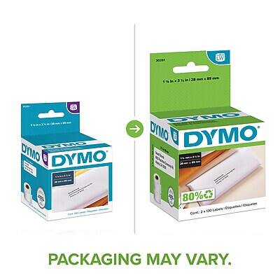 30291 LW in 28 89 n DYMO DYMO 6 DYMO CTVO DYMO DYMO 80% Labels I Enquettes 2 . 130 Cont PACKAGING MAY VARY.