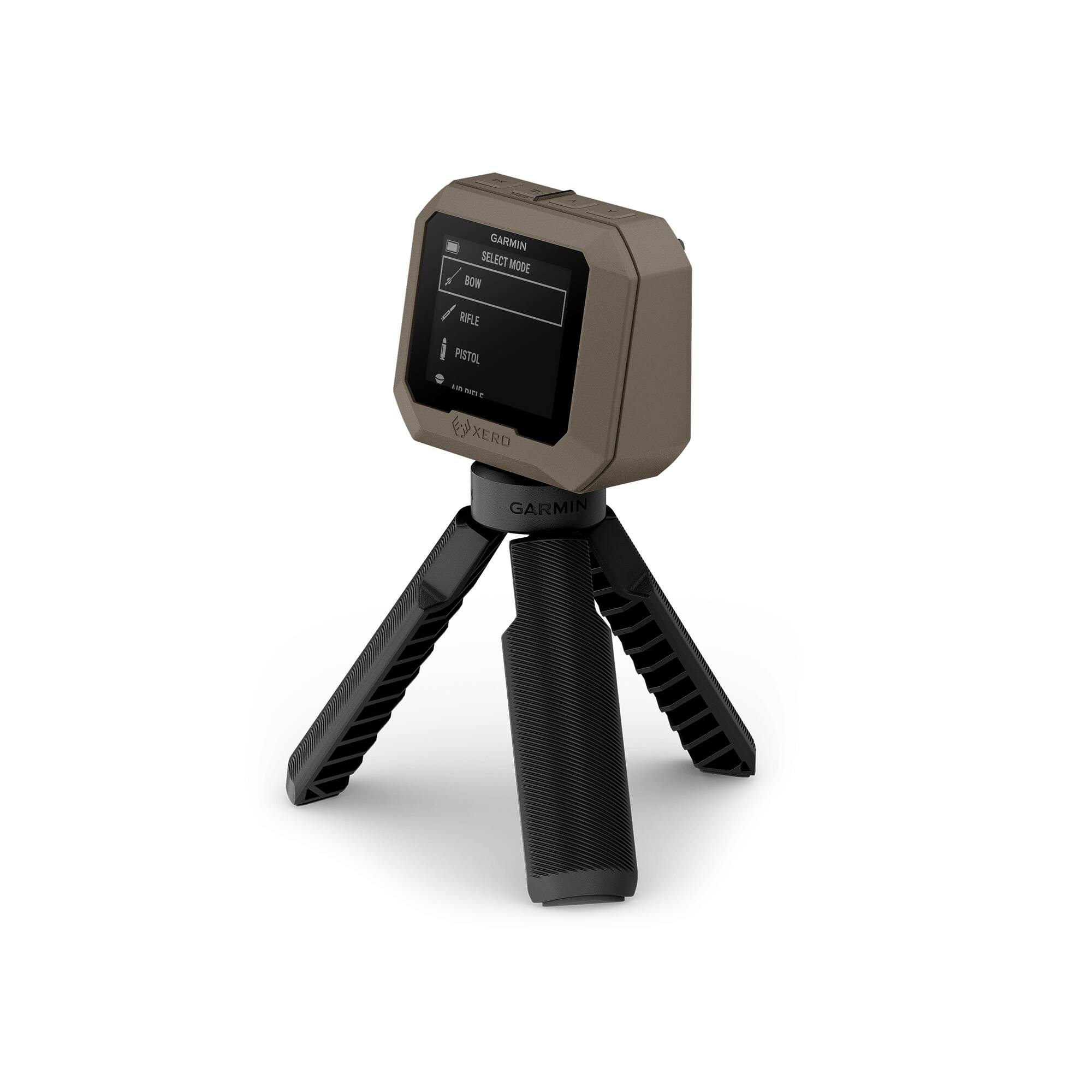 GARMIN SELECT MODE  
BOW  
RIFLE  
PISTOL  
GARMIN  
EXERO