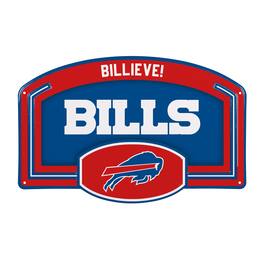 Evergreen Enterprises - Buffalo Bills 11" x 17" Embossed USA Steel Buckle Wall Sign - Multicolor