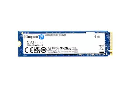 Kingston NV3 M.2 2280 1TB PCIe 4.0 x4 NVMe Internal Solid State Kingston NV3 M.2 2280 1TB PCIe 4.0 x4 NVMe Internal Solid State