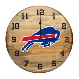 Imperial - Buffalo Bills Oak Barrel Clock - Multicolor
