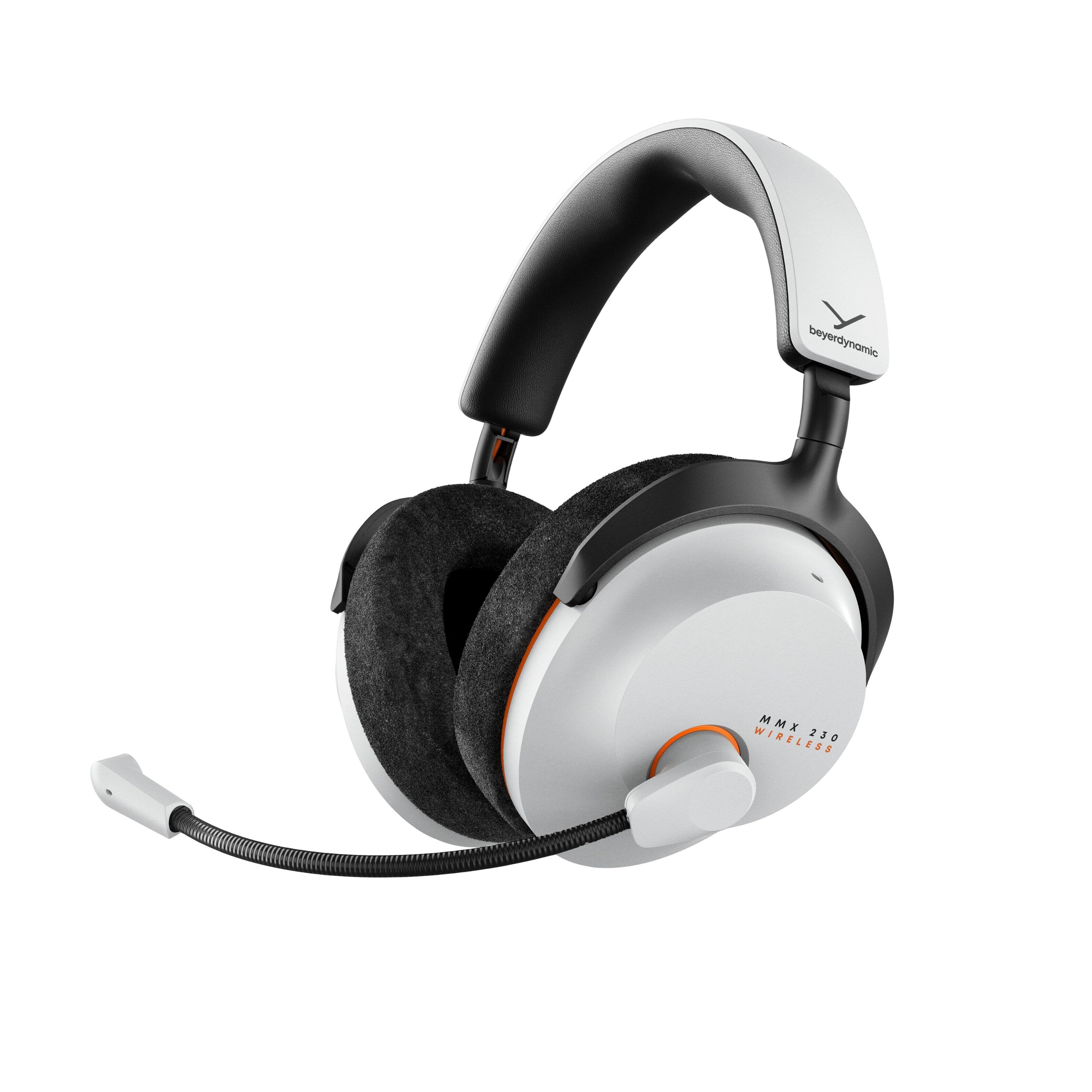 Beyerdynamic - MMX 230 Wireless Gaming Headset with ANC, Low-Latency Bluetooth, PC, PlayStation, Switch – Arctic - White