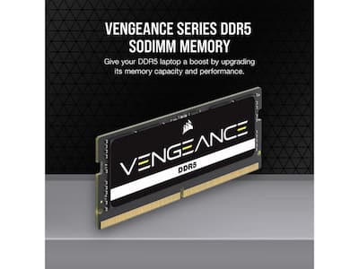 CORSAIR Vengeance 32GB (2 x 16GB) 262 Pin DDR5 SO DIMM DDR5 5600 CORSAIR Vengeance 32GB (2 x 16GB) 262 Pin DDR5 SO DIMM DDR5 5600